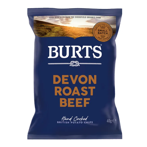 Burts Crisps Gluten Free - Beef