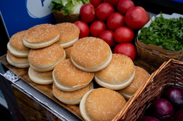 Sesame Seeded Baps