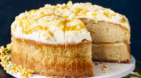 White Chocolate & Passionfruit Cake