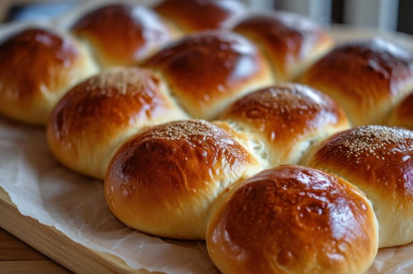 Speciality Bread Glazed Brioche Buns