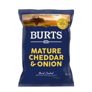 Burts Crisps Gluten Free - Cheddar & Spring Onion