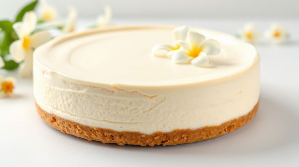 Baked New York Vanilla Cheesecake