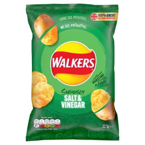 Walkers Crisps - Salt & Vinegar