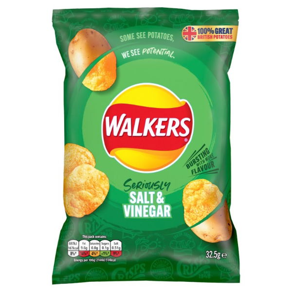 Walkers Crisps - Salt & Vinegar