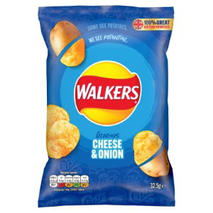 Walkers Crisps - Cheese & Onion